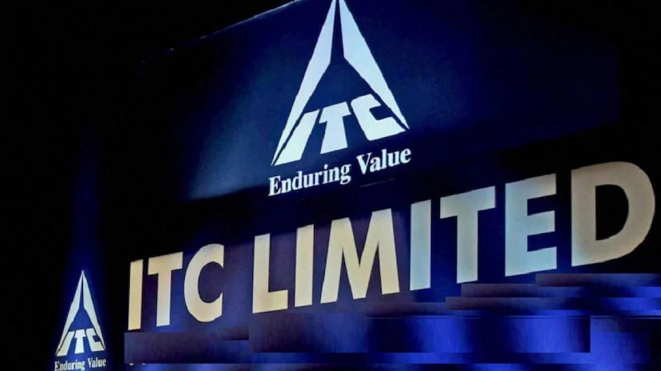 The phrase "ITC: A Diversified Conglomerate Driving Innovation and Sustainability"