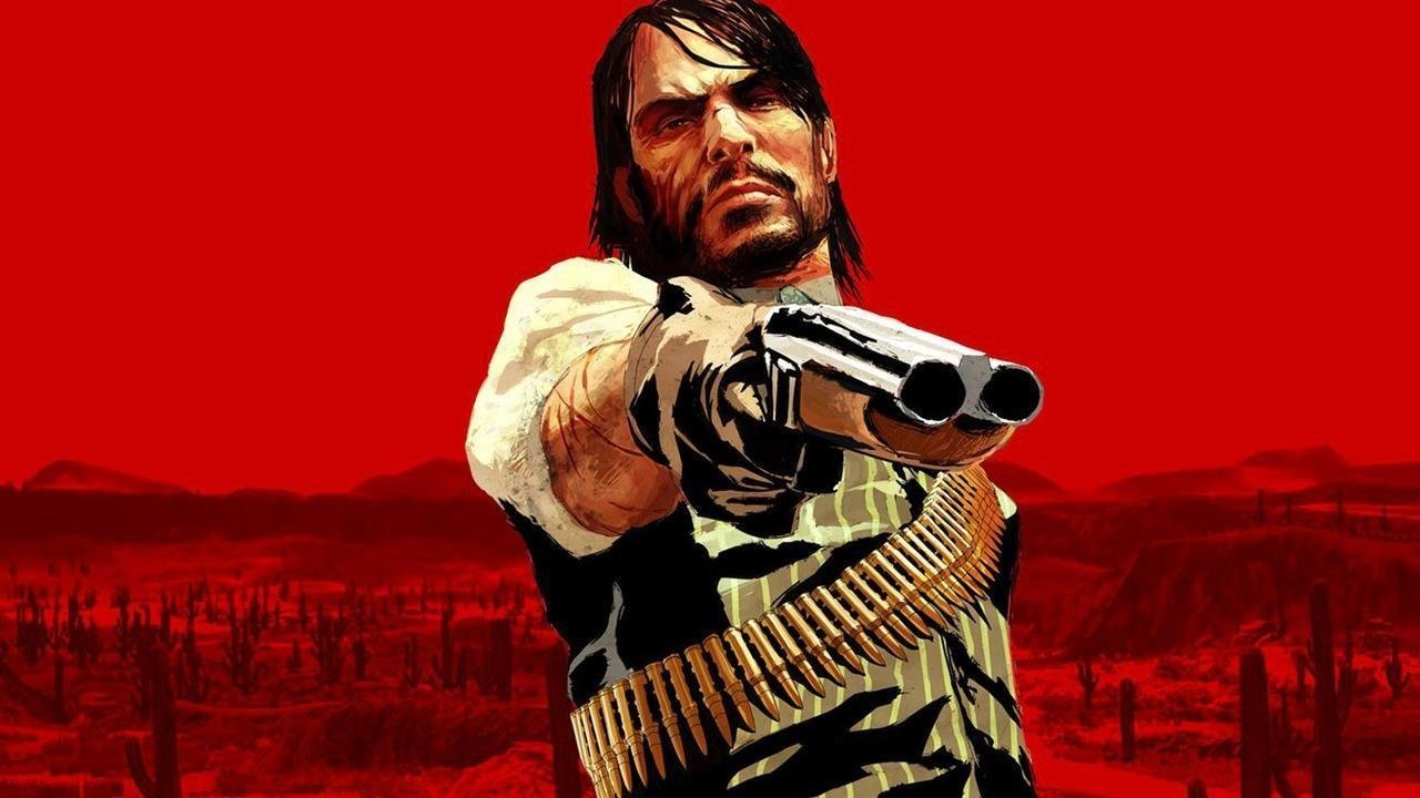 John Marston in the Wild West" - An image of the protagonist, John Marston, standing in a rugged Wild West landscape, ready for action.