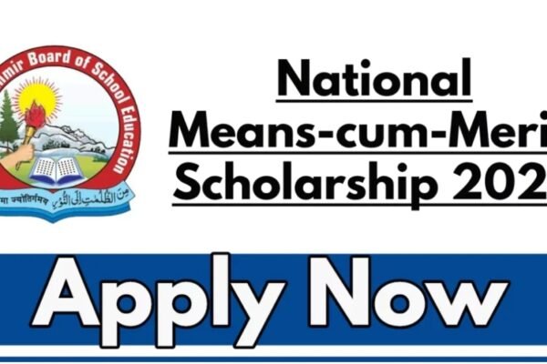 JKBOSE Means-cum-Merit Scholarship 2025:Notification out check details